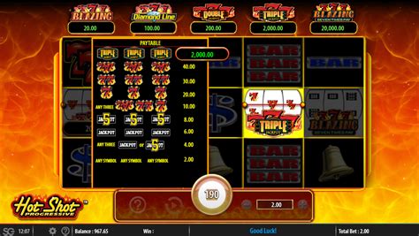 Hot Shot Progressive Slot 2024 .